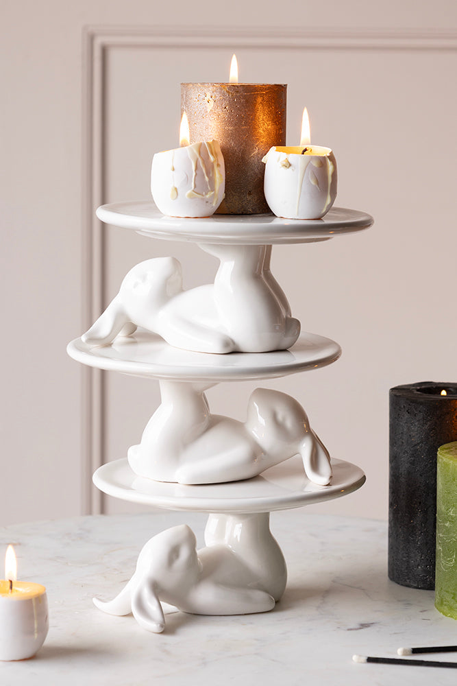 Assiette à cupcakes Lazy Rabbit