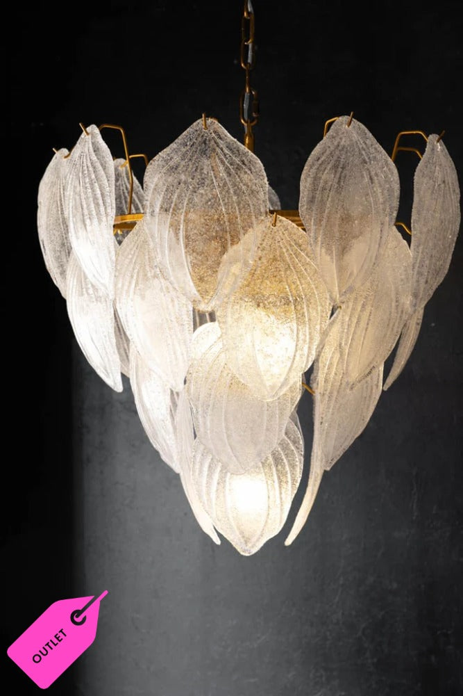 Lustre Feuilles Givrées - SECONDES