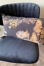 Coussin en coton à fleurs foncées HKLIVING - SECONDS