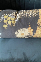 Coussin en coton à fleurs foncées HKLIVING - SECONDS