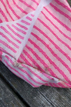 Parasol linéaire rose à franges moutarde HKLIVING - SECONDS