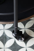 Chariot à boissons en métal à 3 niveaux de style antique