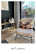 Coussin HKLIVING recyclé imprimé floral Tokyo