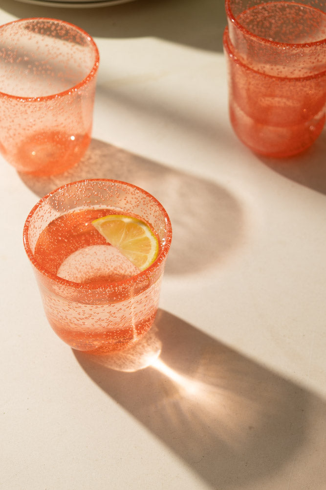 Gobelet pique-nique en acrylique rose corail