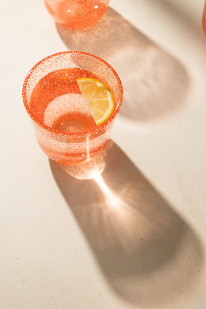 Gobelet pique-nique en acrylique rose corail