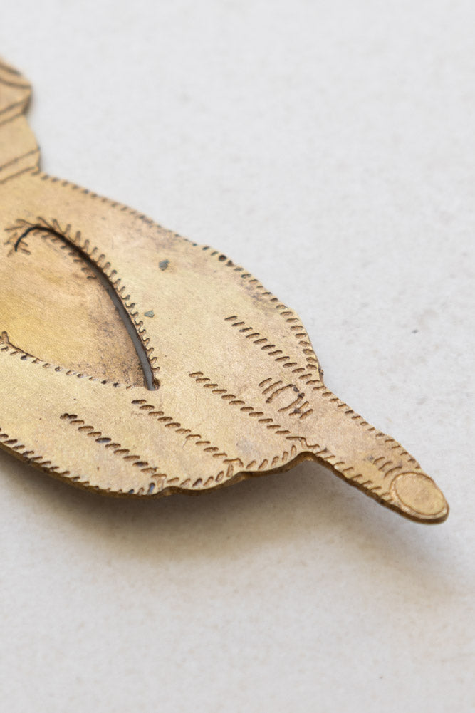 Marque-page effet vieilli à la main