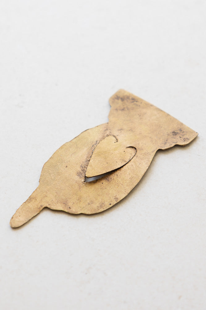 Marque-page effet vieilli à la main