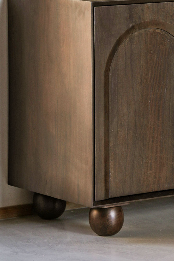 Buffet 2 portes en manguier Arc Detail