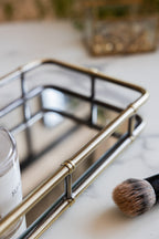 Plateau à bibelots en bambou