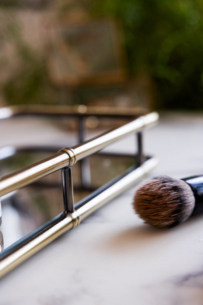 Plateau à bibelots en bambou