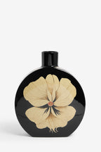Vase floral noir et crème