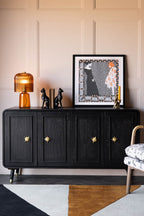 Buffet Ringo noir et or