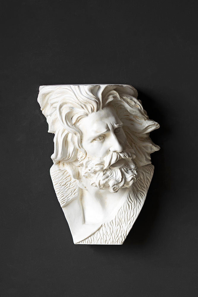 Étagère murale flottante d'inspiration grecque classique