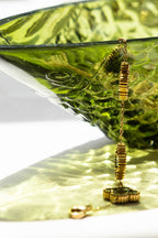 Plateau à bibelots en forme de poisson vert foncé