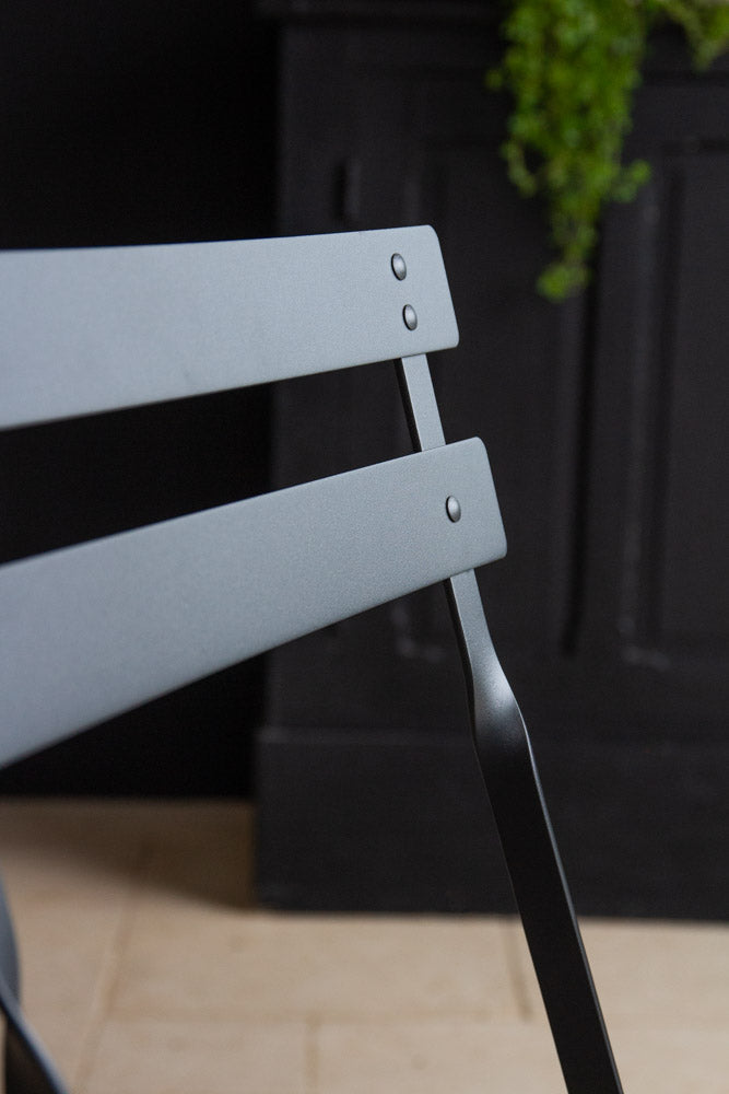 Ensemble de jardin bistro gris