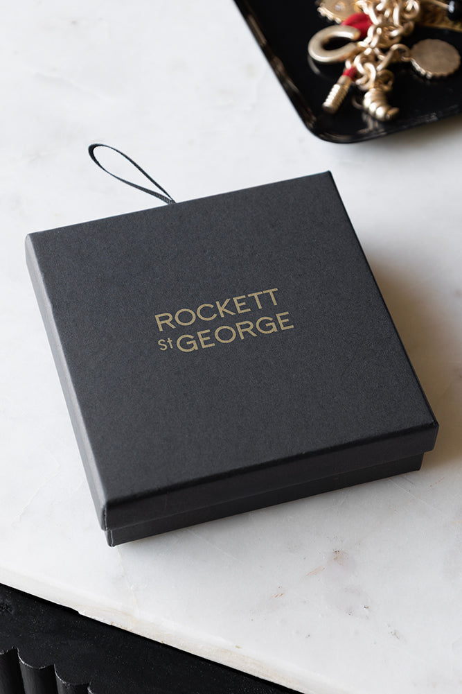 Collier à breloques en chaîne épaisse en or