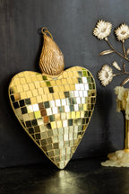 Boule disco en forme de cœur enflammé - SECONDS