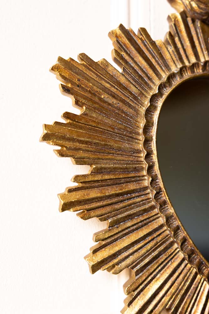 Miroir Sacré-Cœur Milagro doré