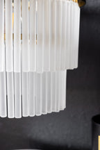 Abat-jour de plafond Easyfit en verre doré à plusieurs niveaux - SECONDS