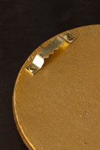 Décoration murale œil mystique doré