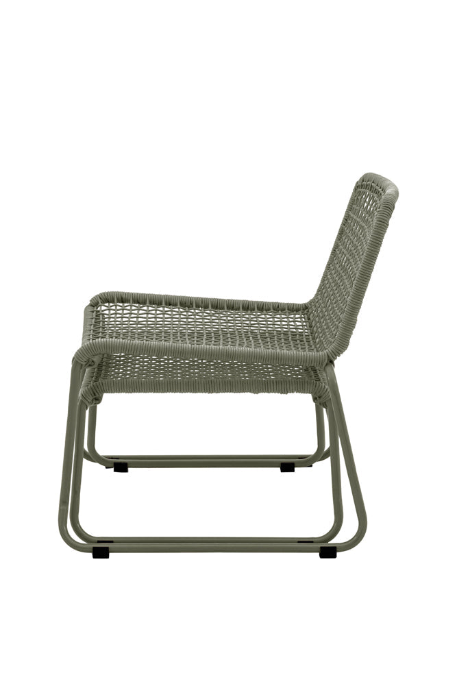 Ensemble de chaises longues et repose-pieds de jardin verts