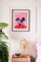 Œuvre encadrée HKLIVING Pink Summer