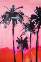 Œuvre encadrée HKLIVING Pink Summer