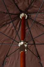 Parasol de jardin à franges effet raphia HKLIVING - FIN DE SÉRIE