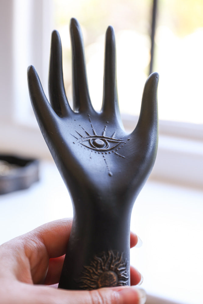 Statue de main ornement support à bijoux