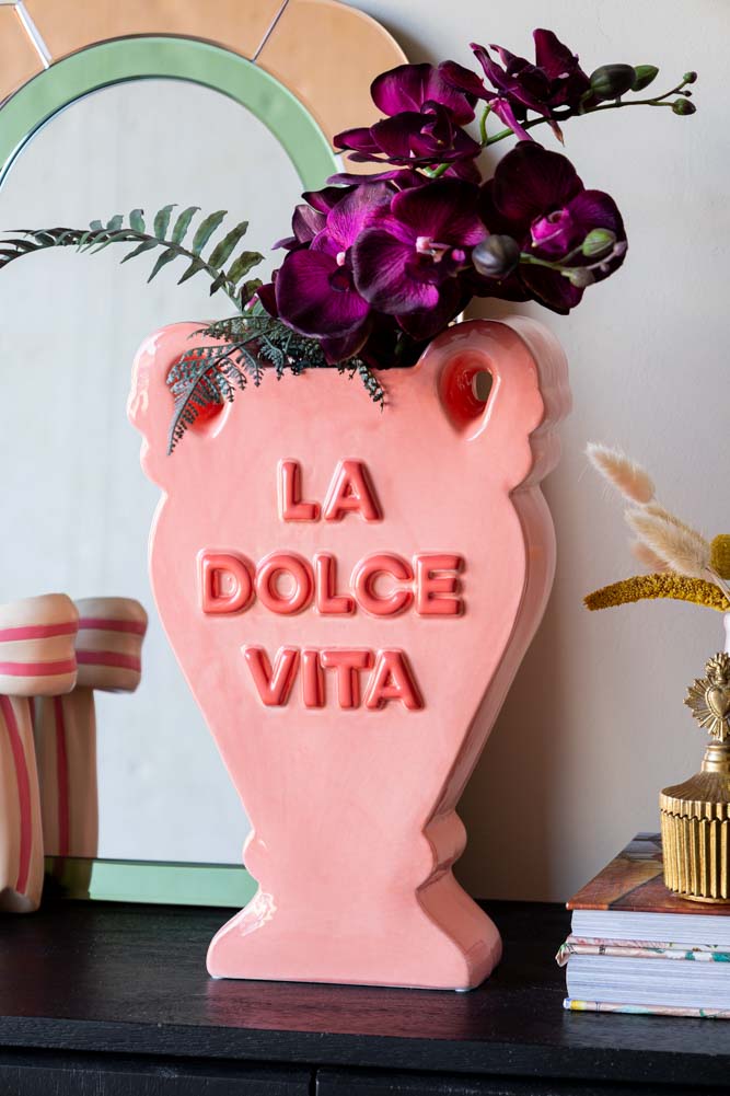 Vase Pêche La Dolce Vita