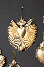 Grande décoration en forme de cœur de style antique Milagro