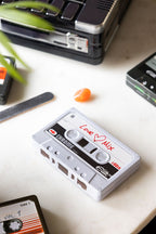 Boîte de rangement pour cassettes Love Mix