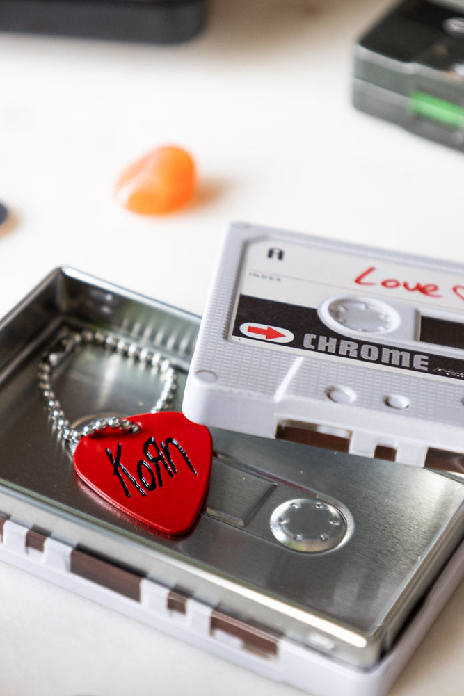 Boîte de rangement pour cassettes Love Mix
