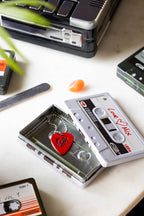 Boîte de rangement pour cassettes Love Mix