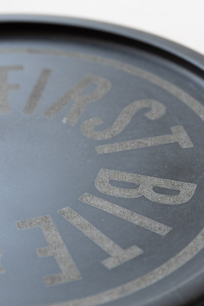 Plateau à fromage en marbre et couvercle en verre