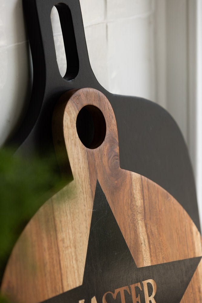 Planche de service en bois d'acacia Master Baker