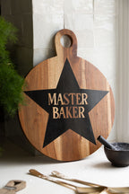 Planche de service en bois d'acacia Master Baker