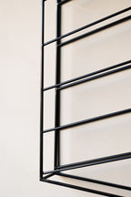 Casier à vin en métal noir mat