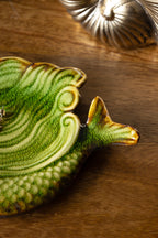 Coupelle à bibelots sirène verte