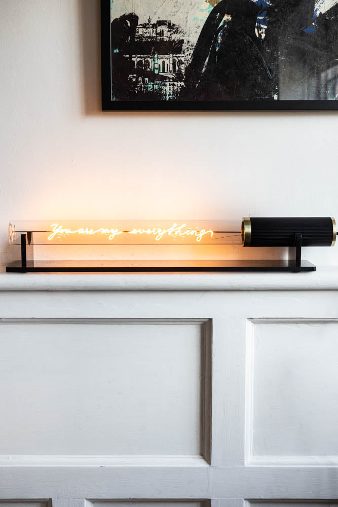 Message dans un tube lumineux - Tu es tout pour moi