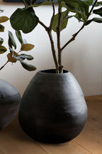 Vase de sol à motifs mexicains