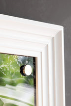 Miroir, miroir… Applique murale néon encadrée – Disponible en deux options