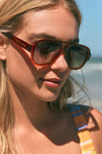 Lunettes de soleil aviateur ombrées