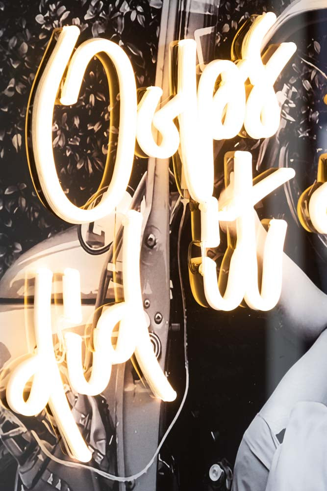 Oups, je l'ai encore fait... Applique murale néon encadrée - Disponible en deux options