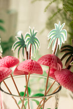Cure-dents Palm Tree Party - Paquet de 8