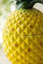 Grand pot de conservation en céramique pour ananas