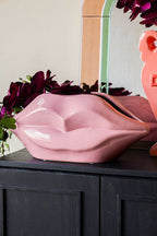 Jardinière d'intérieur à lèvres roses