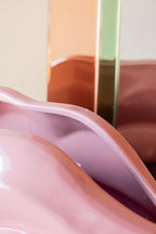 Jardinière d'intérieur à lèvres roses