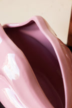 Jardinière d'intérieur à lèvres roses