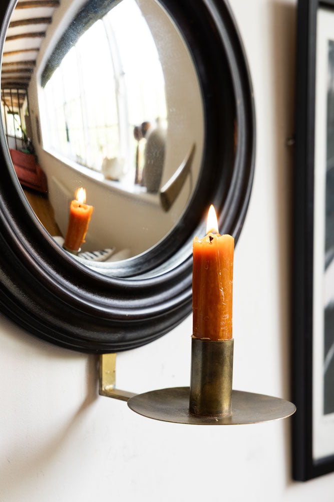 Applique murale ronde à miroir convexe